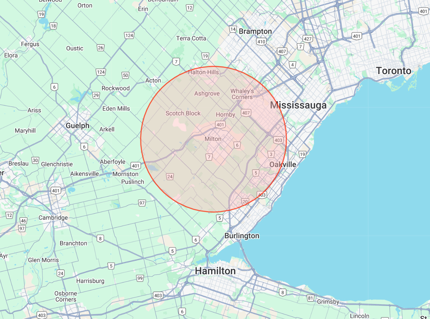 Milton Service Area